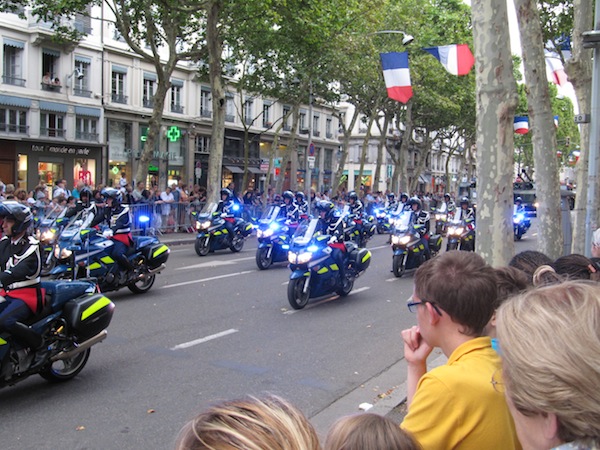 Police bike riders