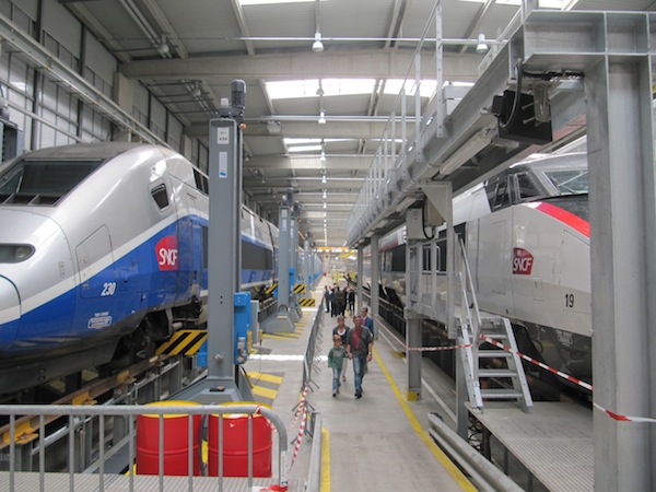  Two TGV trains