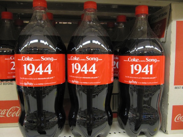 Coke iterated to showing years (2012)