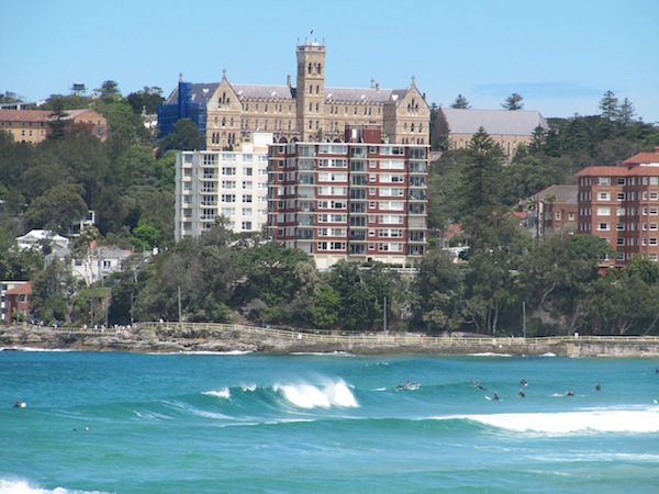 Manly is home to a mix of older and more recent buildings 