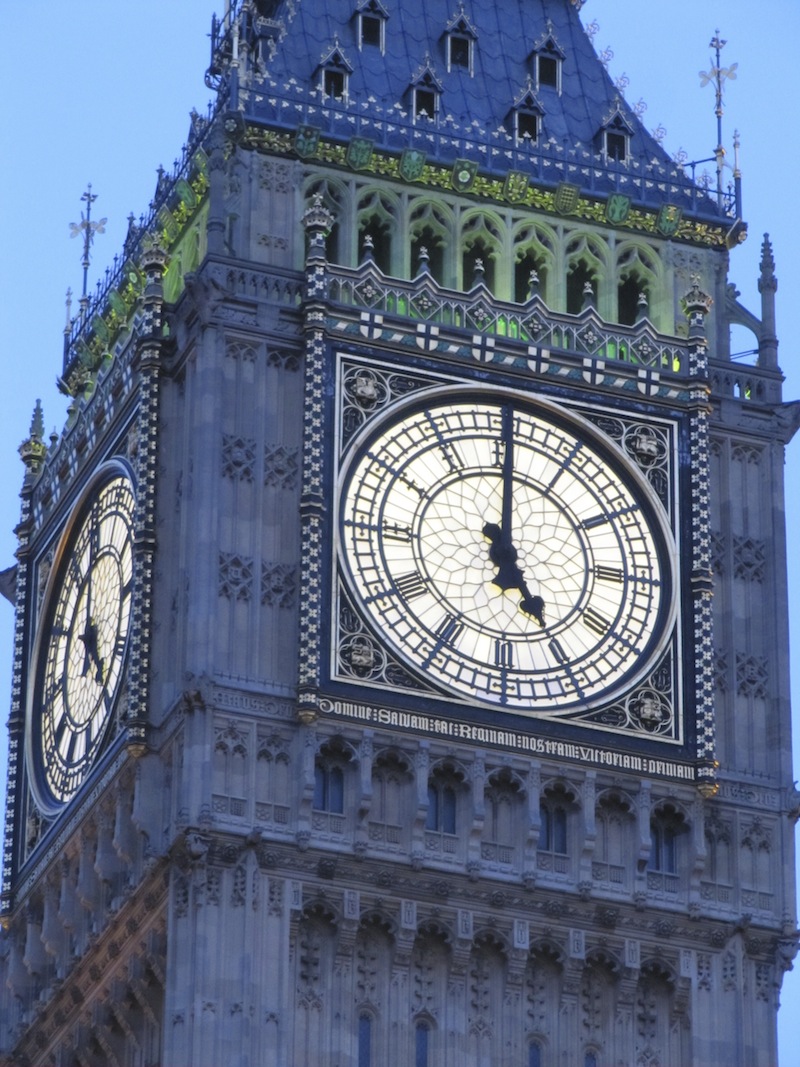 Clock face of Parliament&rsquo;s tower, Big Ben