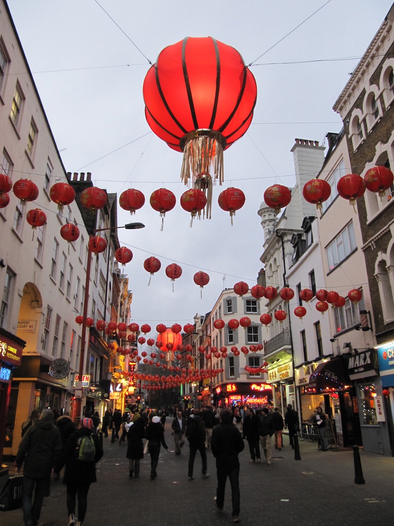 Preparations for the Chinese New Year in SOHO