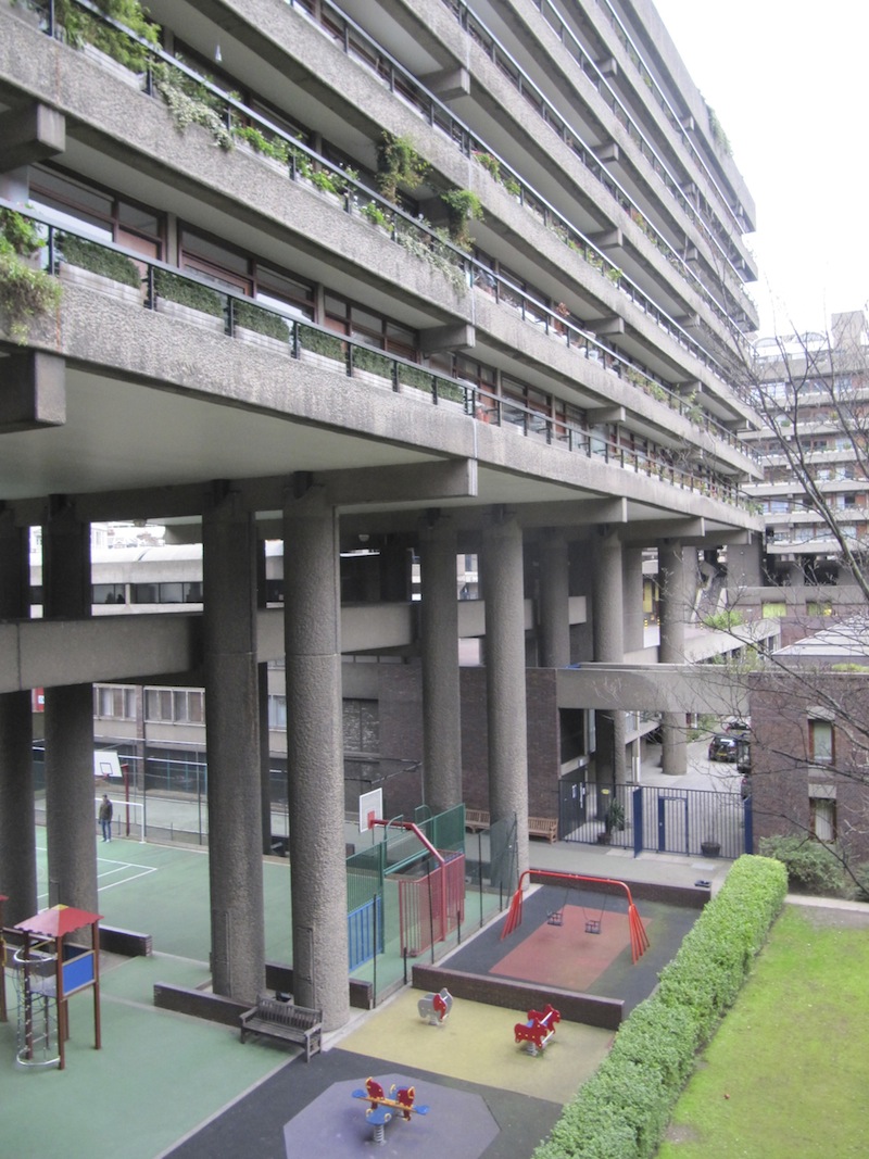 The scale and form of the Barbican are impressive