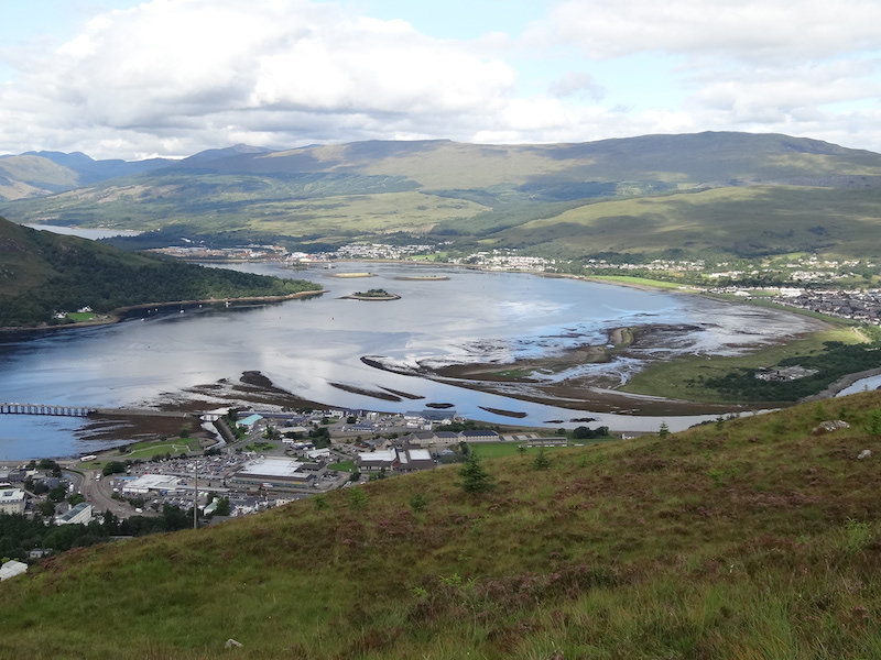 View back over Fort William