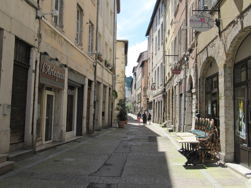 Street in the old town of Vienne