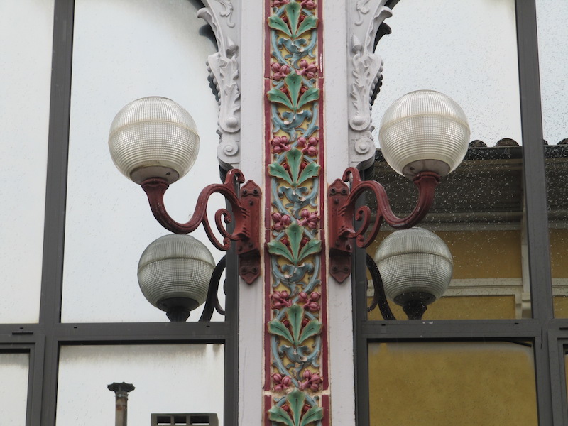 Iron work of the covered market