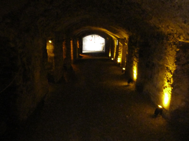 Catacombs under the Roman market place