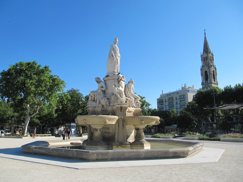 Fountain in the central square