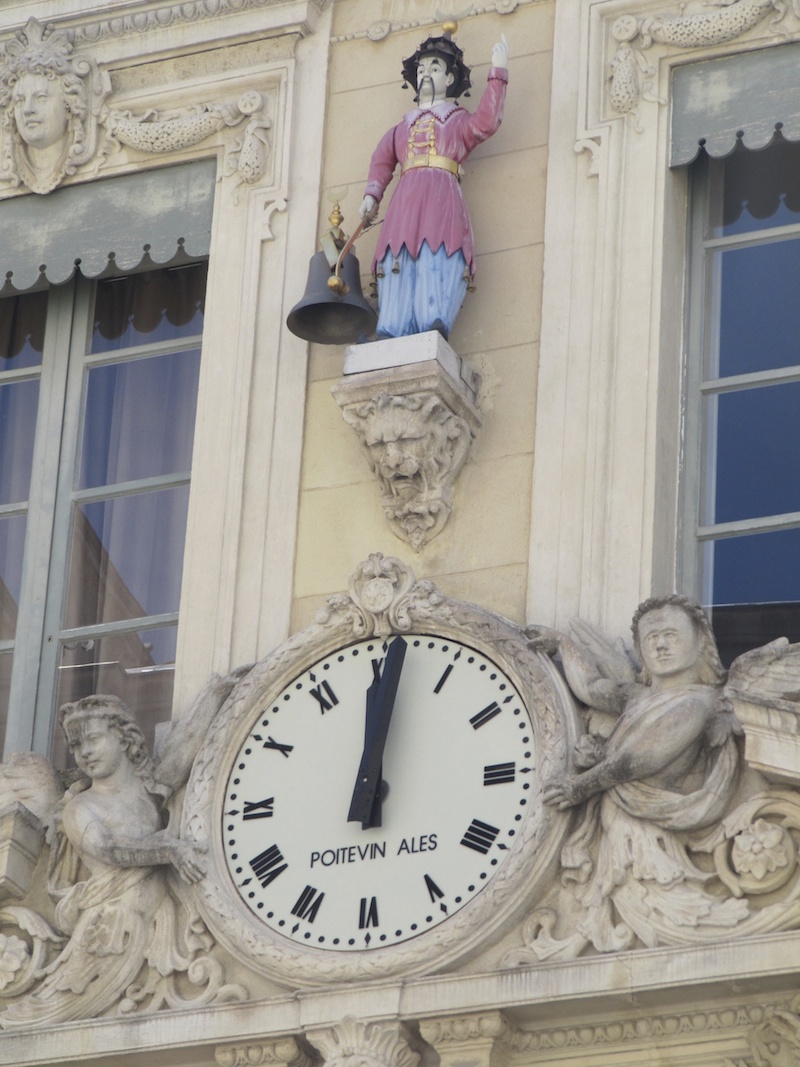 A clock and statue made for a different era