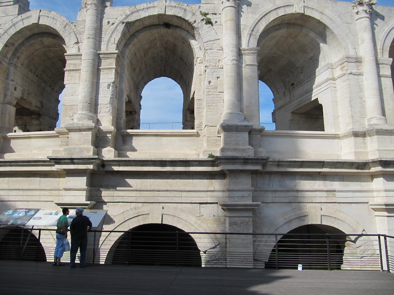 Section of the coliseum