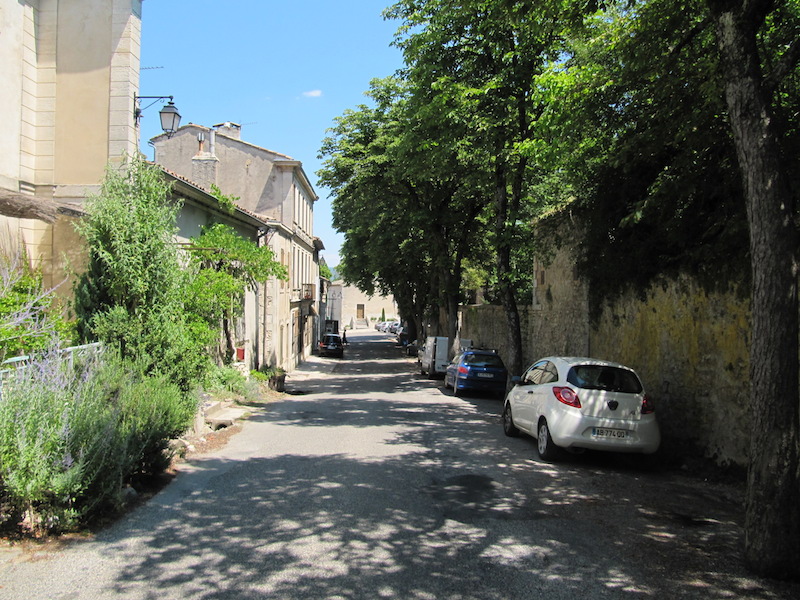 Back street in Céreste