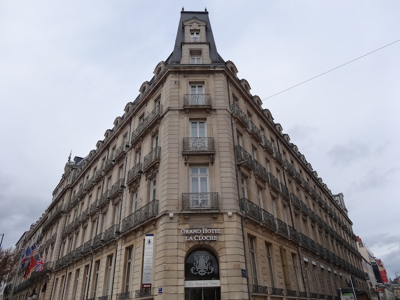 Corner of a building in Dijon