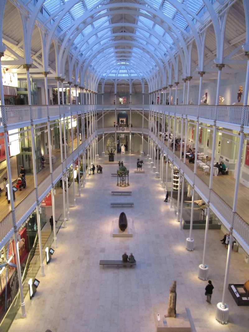 National Museum of Scotland&rsquo;s lobby