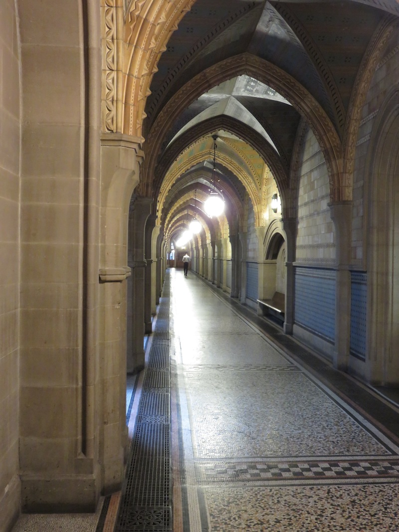 Corridor within Manchester town hall