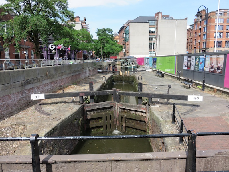 Boat locks within Manchester&rsquo;s city centre