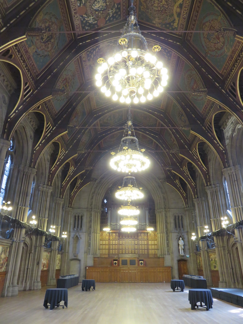 Great Hall in Manchester&rsquo;s town hall
