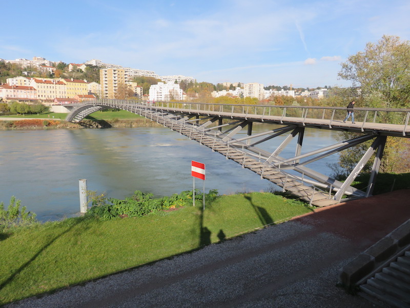 One of Lyon&rsquo;s new bridges.