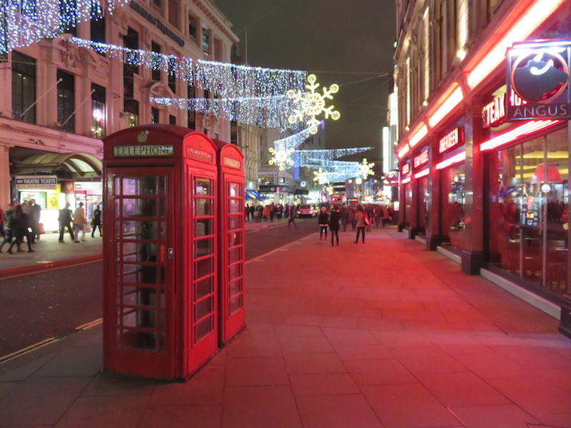 Iconic British phone boxes
