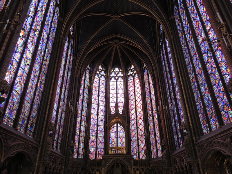 Upper floor of Sainte-Chapelle