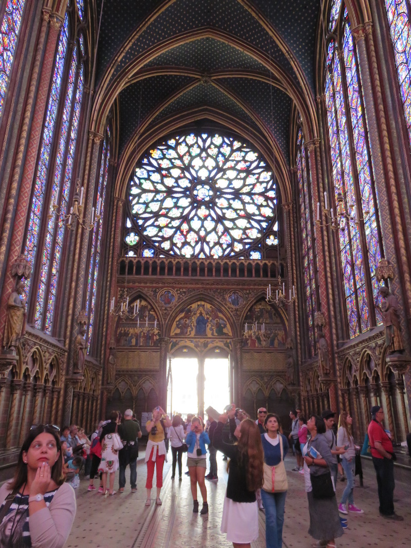 Upper floor of Sainte-Chapelle