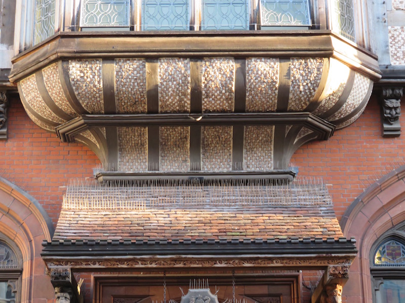 Detail of an old house in Canterbury.