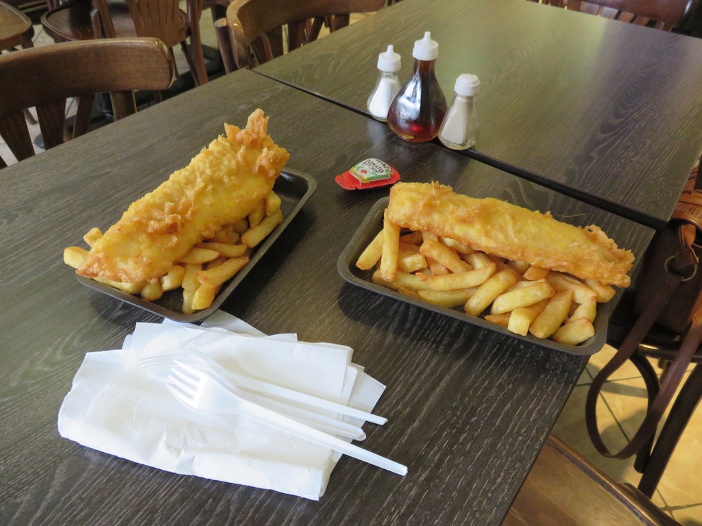 Fish and chips in Whitstable
