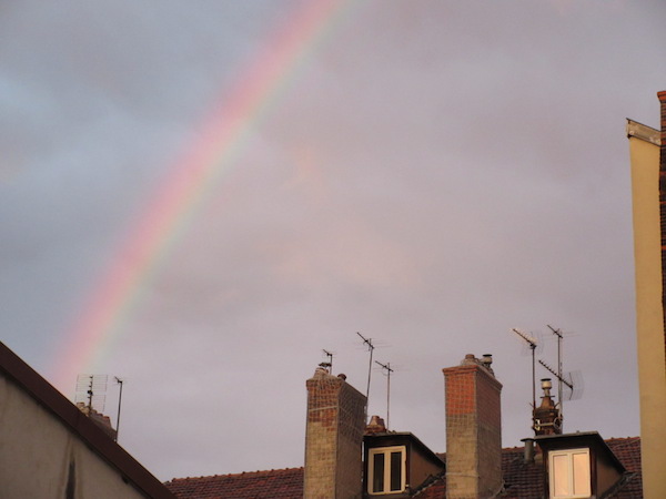 A rainbow from my window