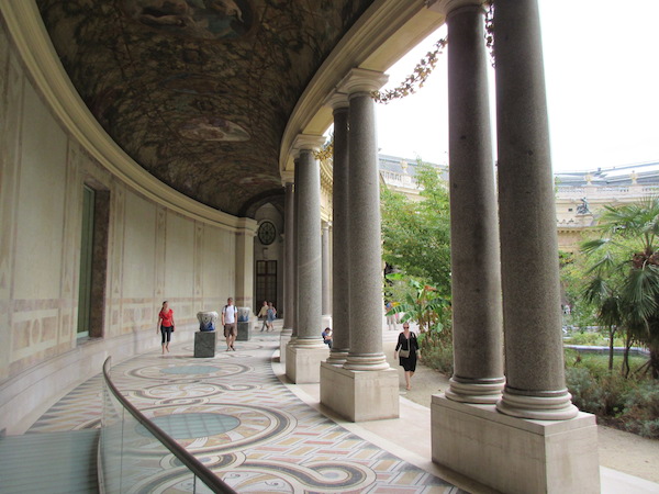 Courtyard inside the Petit Palais, Paris